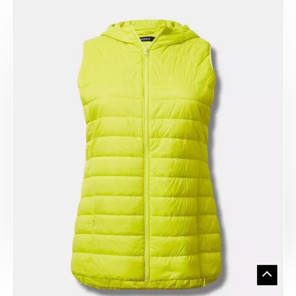 Torrid light packable puffer vest